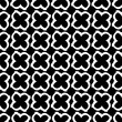 © t2k4 - Abstract black figures on a whire background. Seamless texture for fashion, textile design,  on wall paper, wrapping paper, fabrics and home decor. Simple repeat pattern.