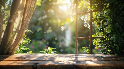 Canvas Print - Sunlight Streaming Through a Window