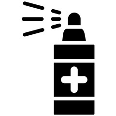 Poster - Antiseptic vector icon illustration of Pharmacy iconset.