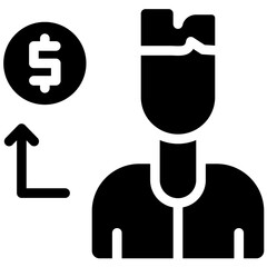 Sticker - Graft Scheme vector icon illustration of Corruption iconset.