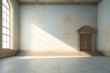 Wall Mural - Gallery flooring old architecture.