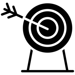 Sticker - Archery Set vector icon illustration of Outdoor Fun iconset.