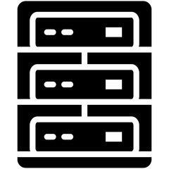 Poster - Server vector icon illustration of No Code iconset.