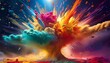 © Mahnoor - Bursting Beauty: The Art of Exploding Pastel Powder'