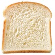 © Alona - White Bread Sandwich: Top View of Plain White Bread Slice Closeup