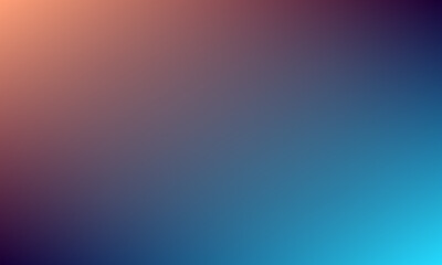 Sticker - modern blue and orange light gradient background