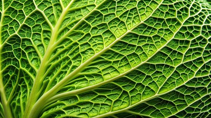 Poster - Close up background of cut cabbage leaves texture, cabbage, fresh, green, vegetable, healthy, organic, food, texture