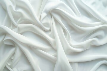 Canvas Print - An abstract white background with a soft fabric texture