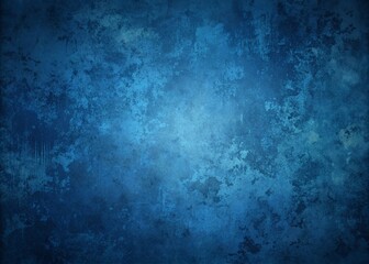 Wall Mural - dark blue abstract grunge textured background with subtle gradient effect and distressed navy tones,