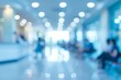 © Bundi - Abstract medical background on blurred interior of hospital.
