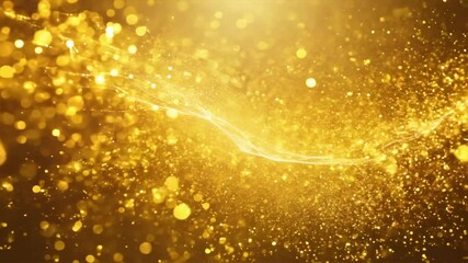 Wall Mural - golden sparkle burst energy sparke glitter background design