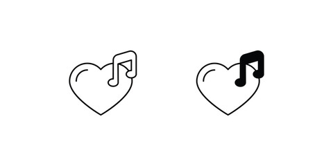 Wall Mural - music set icon with white background vector stock illustration