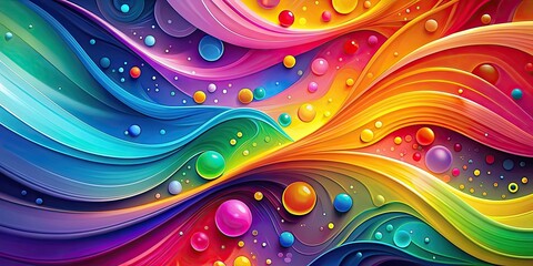 Poster - Abstract colorful background with vibrant hues and dynamic patterns, abstract, colorful, vibrant, background, art, design