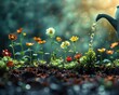 © frank29052515 - Cultivating Skills: Person Watering Garden of Talents with Effort and Persistence - Realistic 8K Resolution Image