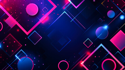 background digital connected line and geometric