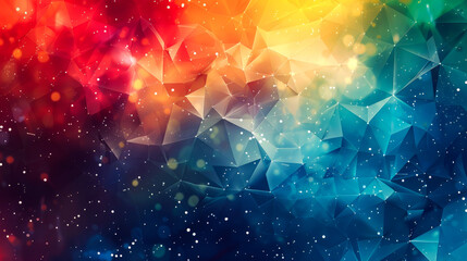 background digital connected line and geometric