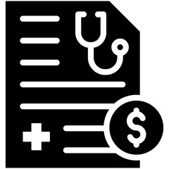 Poster - Paid Sick Time vector icon illustration of Gig Economy iconset.