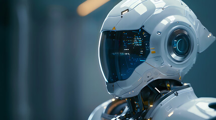 Wall Mural - ai and robotics-inspired visuals for future-forward brands