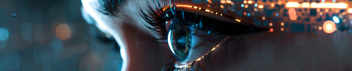 Wall Mural - ai and robotics-inspired visuals for future-forward brands
