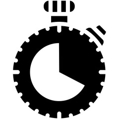 Poster - Stopwatch vector icon illustration of Achievements iconset.