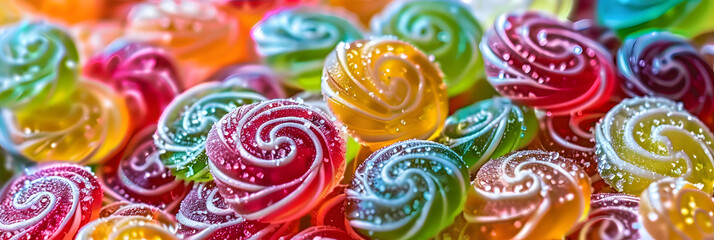 Wall Mural - candy background