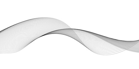 Wall Mural - modern abstract glowing wave background. dynamic flowing wave lines design element. futuristic techn