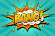 © Veronica - The word 'bang' drawn in pop art style. words of surprise. Vector illustration