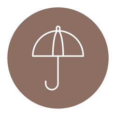 Canvas Print - Umbrella Icon