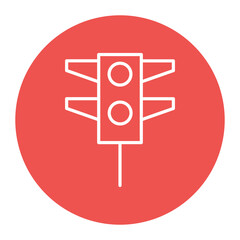 Sticker - Traffic Light Icon