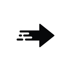 Poster - Black arrow icon. arrow sign