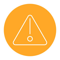 Poster - Hazard Warning Icon