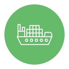 Canvas Print - Ship Icon