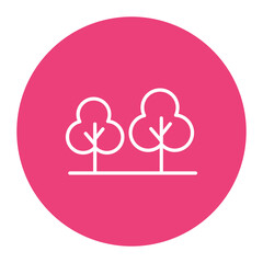 Sticker - Tree Landscape Icon