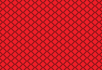 Red color background with black color mesh grid background vector 