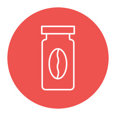 Sticker - Coffee Jar Icon