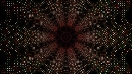 abstract lines colorful light shining round shape in center, Abstract background moving stripes and flashing with shining light