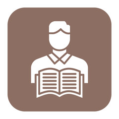 Poster - Learning vector icon. Can be used for Business Training iconset.