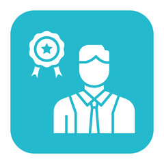 Wall Mural - Managerial Training vector icon. Can be used for Business Training iconset.