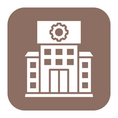 Sticker - Training Center vector icon. Can be used for Business Training iconset.