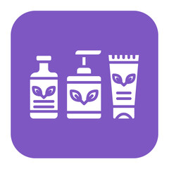 Poster - All Vegan Products vector icon. Can be used for Skincare iconset.