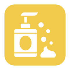 Poster - Cleansing Foam vector icon. Can be used for Skincare iconset.