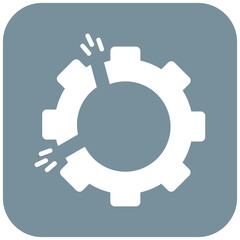 Canvas Print - Disruption vector icon. Can be used for Business Analytics iconset.