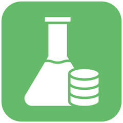 Poster - Lab Data vector icon. Can be used for Lab iconset.