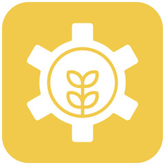 Poster - Greentech vector icon. Can be used for Manufacturing iconset.