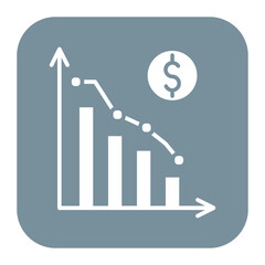 Poster - Bankruptcy vector icon. Can be used for Credit And Loan iconset.