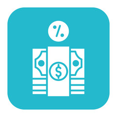 Poster - Debt Financing vector icon. Can be used for Credit And Loan iconset.