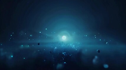 Wall Mural - A gradient featuring various shades of blue and green, transitioning smoothly with a blurred effect to create a dreamy, underwater ambiance, 4K Wallpaper animation video