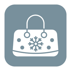 Sticker - Ice Bag vector icon. Can be used for Spa iconset.