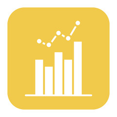 Sticker - Analysis vector icon. Can be used for Business and Finance iconset.