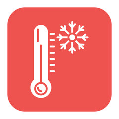 Canvas Print - Thermometer vector icon. Can be used for Spa iconset.